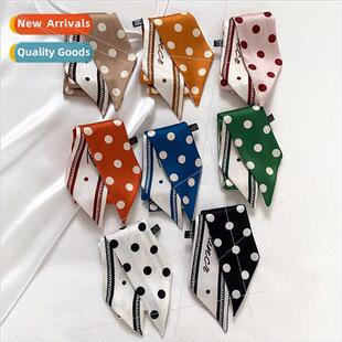 Beveled small silk scarf decorative spring autumn wild Korea