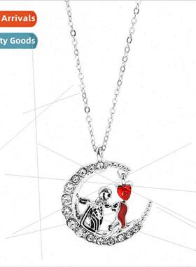 Europe Uned States new creative Halloween skull couple neckl