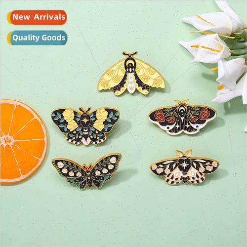 Alloy Animal Series Pins Cartoon Cute Enamel Brooch Butterfl