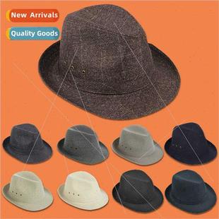 middle aged elderly Bowler thickened men jazz hat