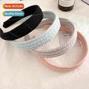 knted wool hair Autumn temperament striped band wide winter