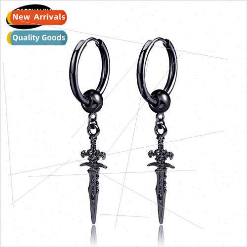 Retro punk rattling arrows personaly hip-hop set couple earr