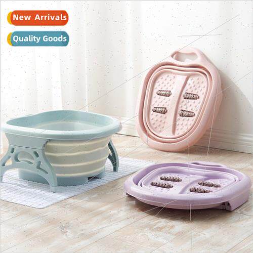 Foldable Foot Bath  Foaming Massage Bucket Portable Pla