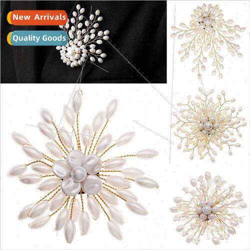 New handmade beaded brooch simple senior sense daily banquet