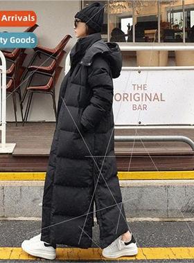 2021 New Women Winter Long Coat Parka Hooded Women Long Warm