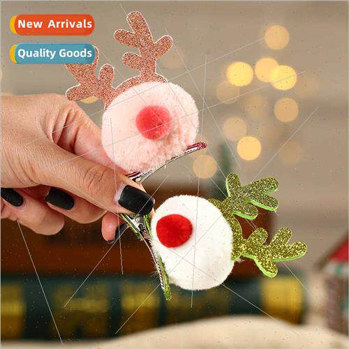 Christmas decorations antlers hairpin hair clips new Christm
