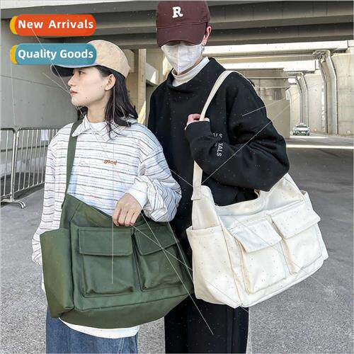 terary youth shoulder bag ins large capacy canvas bag summer