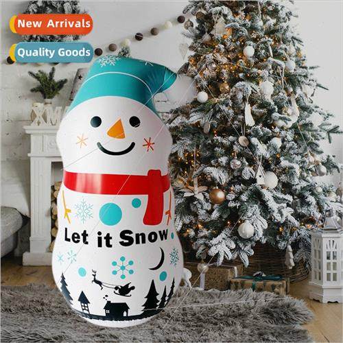Inflatable Christmas snowman tumbler Christmas toy tumbler C