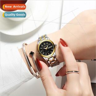 calendar quartz double luminous watch Tatsuno ladies