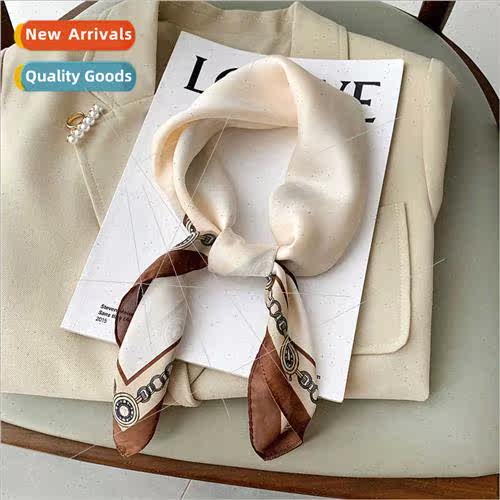2021 spring summer Korean  imation silk scarf small square s