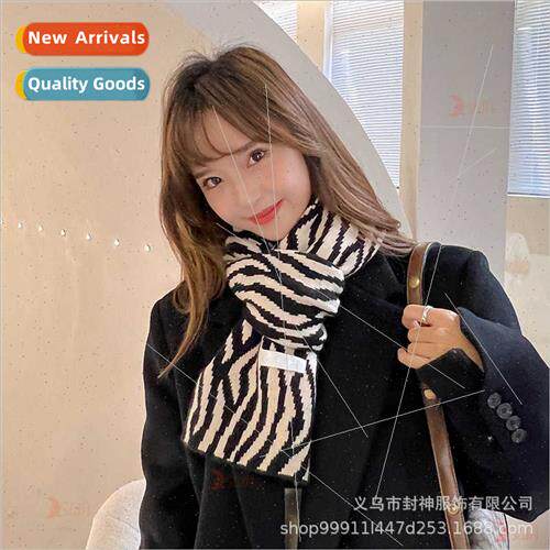 2021 Korea new leopard print scarf female winter Korean thic