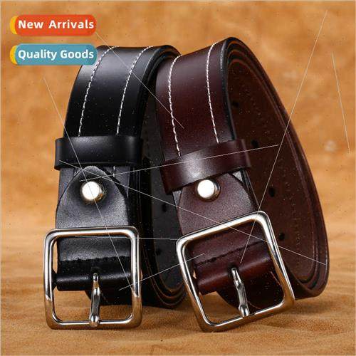 Women Korean belt body car line casual cowhide wide belt day