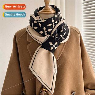 New warm long deco wool female knted winter fall neckerchief