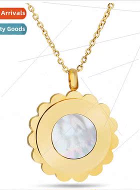 Europe ins simple minimalist round sunflower polka dot fashi