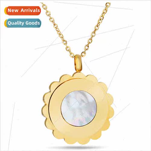 Europe ins simple minimalist round sunflower polka dot fashi