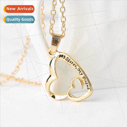Europe 2022 good friend necklace my sister my friend openwor