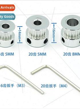 Synchronous belt pulley 2GT-20 teeth 16 teeth Belt width 6 m