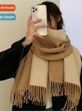 -retained good feel soft girl scarf female winter Korean  hu