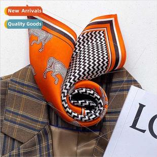 carriage pattern mulberry 2021 small retro silk sca new