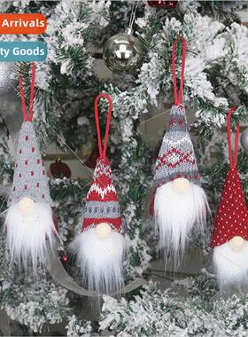 Model Christmas decoration supplies crutches faceless doll p