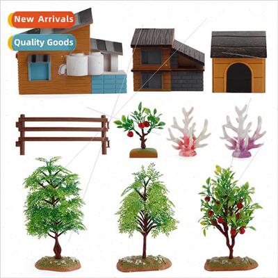 Creative farm ranch micro-landscape diy fru e animal fence h