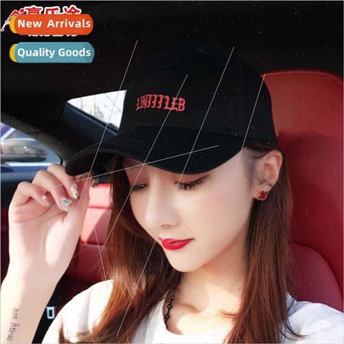 Hat female spring fall Korean  tide ins duck tongue hat wh s