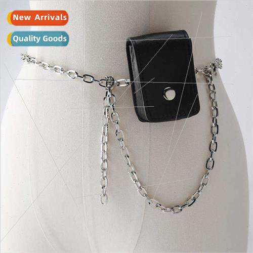 Metal Waist Chain Accessories Women Belt Small Bag Decoratio