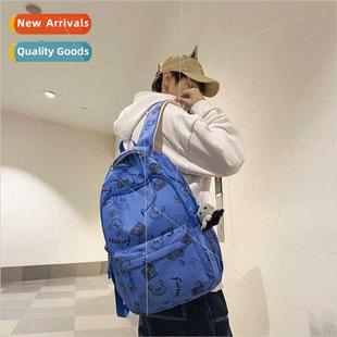 fresh cute large Schoolbag backpack Korea capacy ins female