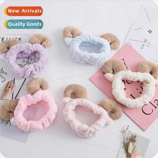 wash hair Cute female antlers bands apply cartoon