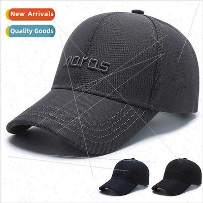 Hat men baseball cap versatile sun hat simple black fall cas