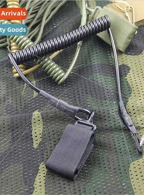 Spring Gun Lanyard CS Anti-Lost Spring Wire Backpack Gun Lan