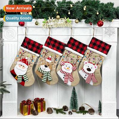 2023 Christmas Stocking  Bags Christmas Tree Decorations Sno