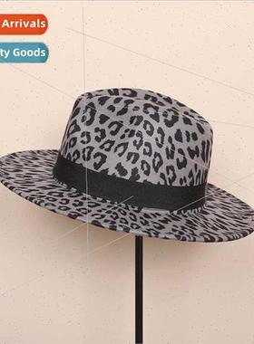 Europe Uned States fashion new leopard tweed bowler hat coup
