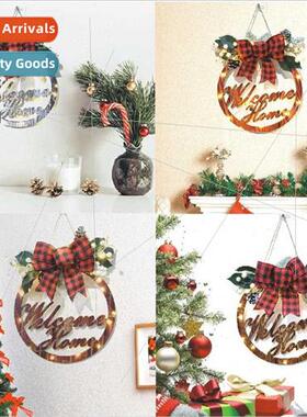 New home luminous door sign welcome door sign decoration sim