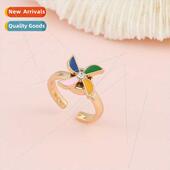 decompression opening windmill temperament ring Rotatable
