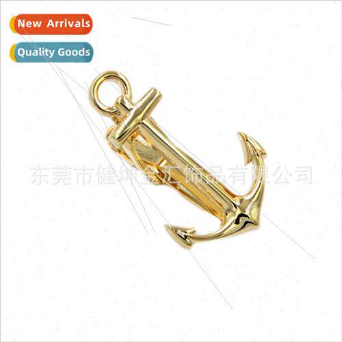 Gold Personalized Anchor Tie Clip Men Metal Tie Clip SMT