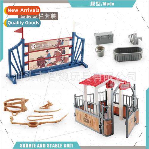 Ranch saddle horse fence gazebo trough enclosure ornament mo