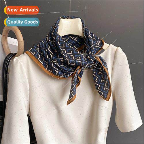 Spring Autumn warm geometric back to word imation wool silk
