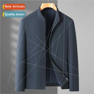 men jackets fatigued Business middle jacket large age casual