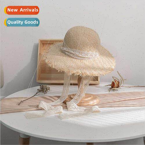 Summer Korean  children raffia large brim sunscreen sunshade