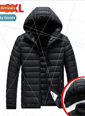 Ribbed cotton jacket men winter coat large size cotton jacke