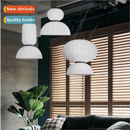 Fabric wabi-sabi chandelier dining table bar chandelier club