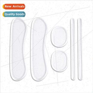 Three sets anti-friction foot stickers stickable heel sticke