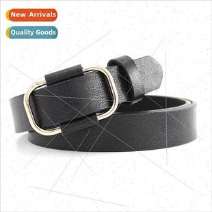 fine jeans belt Korean buckle fashion oval package students