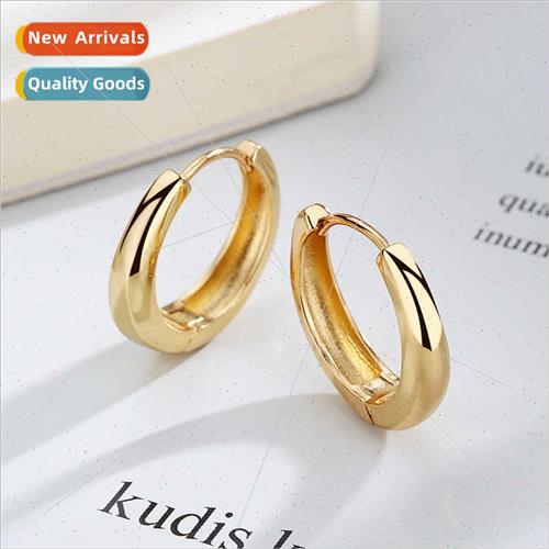 Europe Minimalist Earrings Round Earrings Geometric Shape In