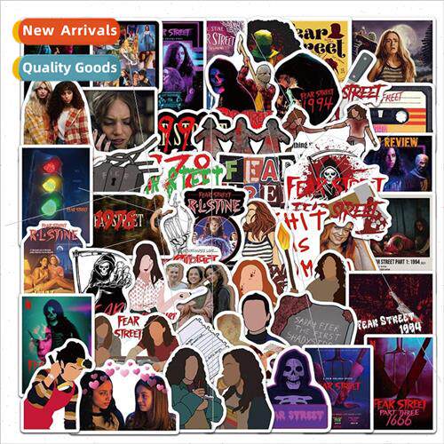 50 Horror Movie Fear Set Graffi Stickers Personalized Scoote