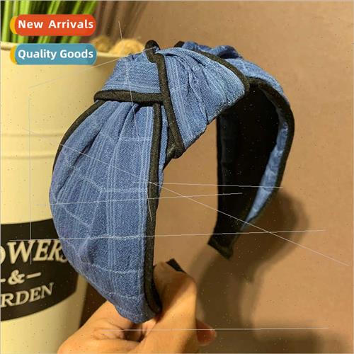 Hair bands female simple Korean knotting hair grotto headban