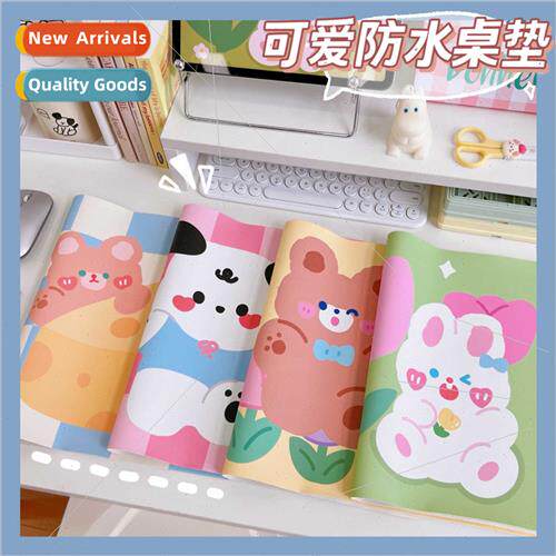 Mouse pad cartoon hand-painted ltle girl oversized waterprol