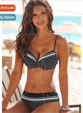 Sexy Swimwear 2022 Bikinis Black  Swimming Su For Women Do