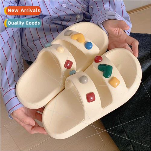 Seaside beach soft bottom EVA slippers female summer steppin